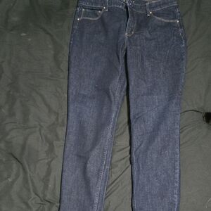 White House Black Market Dark Blue Skinny Jeans